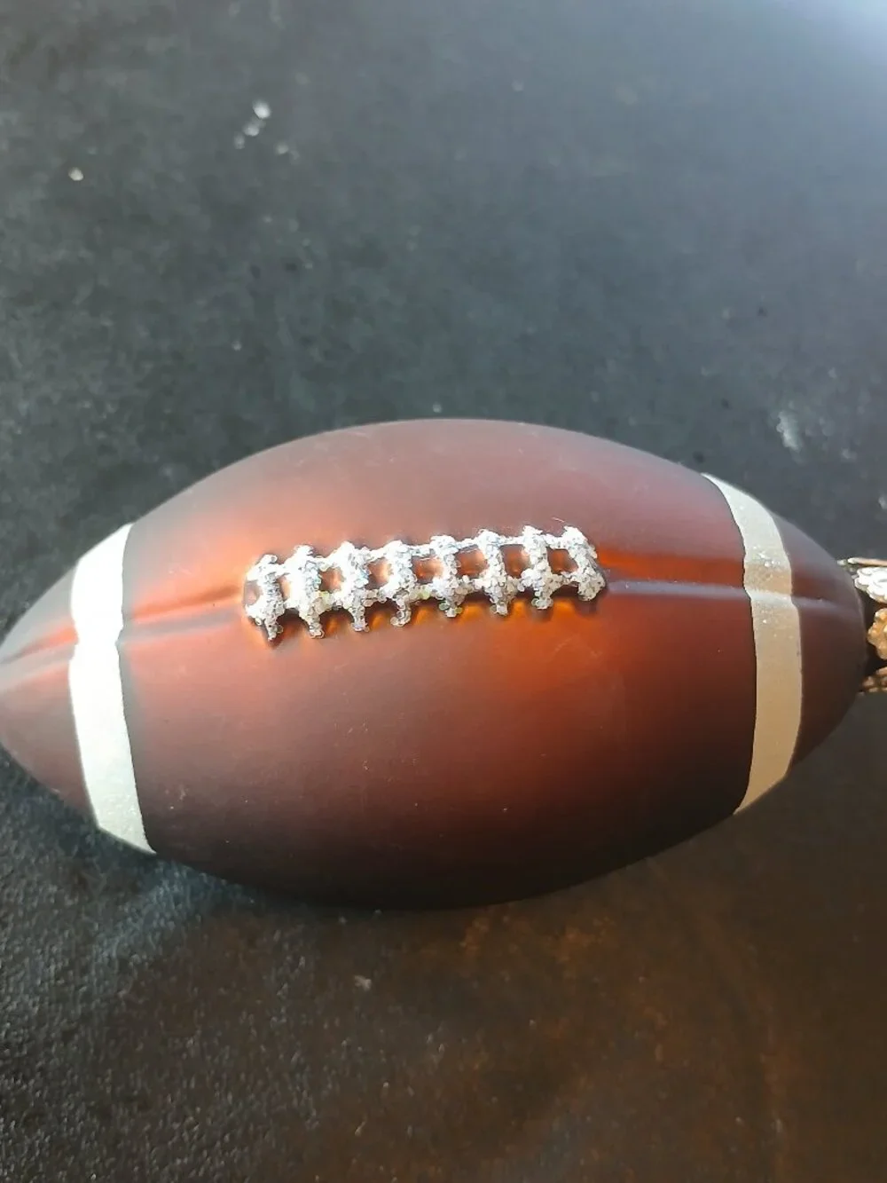 Old World Christmas 2019 Football Glass Blown Ornament NWOT